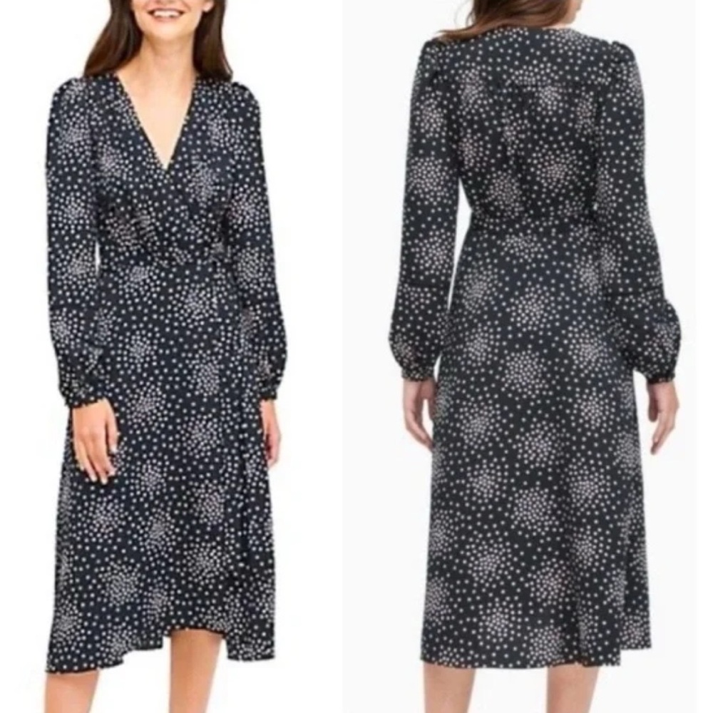 Kate Spade Festive Confetti Wrap Dress